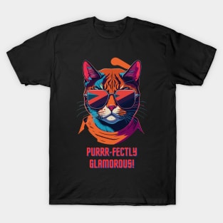 Purrr-fectly glamorous T-Shirt